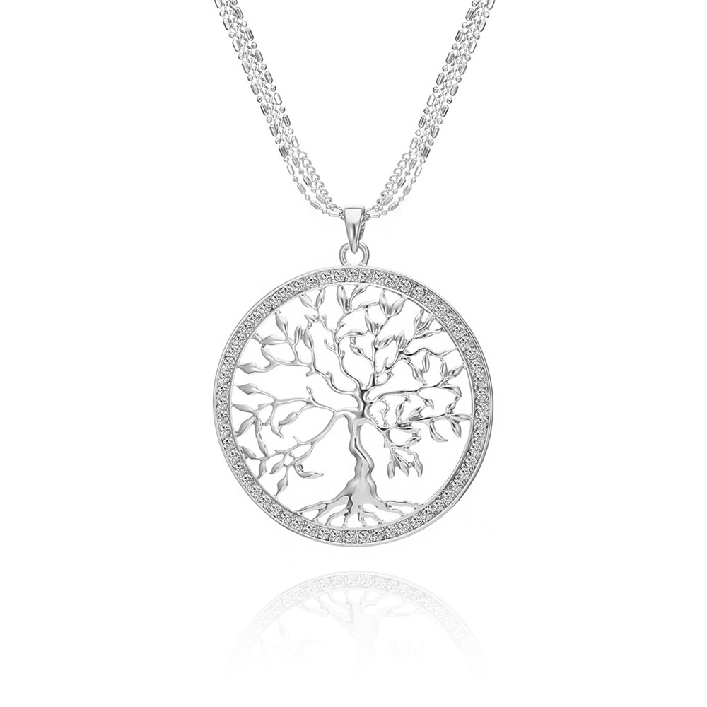 Stainless Steel Tree of Life Necklace